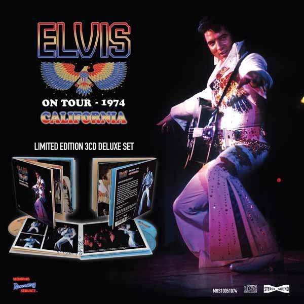 ELVIS PRESLEY ON TOUR 1974: CALIFORNIA (3CD DIGI BOOK) Compact Disc - 3 CD Box Set - punk to funk heaven
