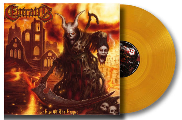 ENTRAILS – RISE OF THE REAPER (ORANGE CRYSTAL VINYL) LP - punk to funk heaven