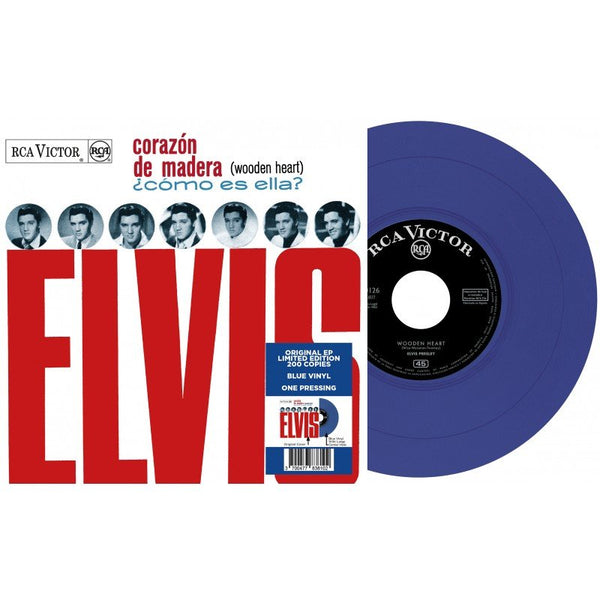 Ep Etranger No. 13 - Corazon De Madera (Espagne) Limited Blue Vinyl Artist ELVIS PRESLEY Format:7" Vinyl - punk to funk heaven