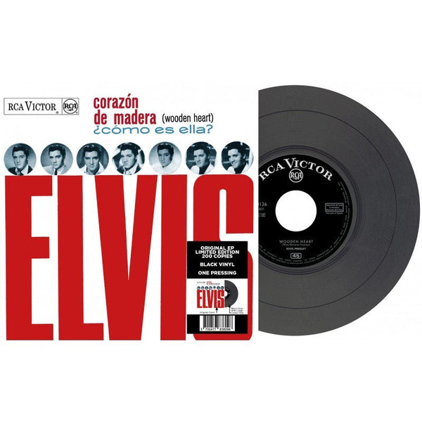 Ep Etranger No. 13 - Corazon De Madera (Espagne) Limited Edition black vinyl Artist ELVIS PRESLEY Format:7" Vinyl - punk to funk heaven
