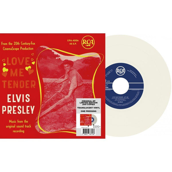 Ep Etranger No. 14 - Love Me Tender (Belgium) Limited Translucent Artist ELVIS PRESLEY Format:7" Vinyl - punk to funk heaven