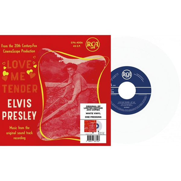 Ep Etranger No. 14 - Love Me Tender (Belgium) Limited White Vinyl Artist ELVIS PRESLEY Format:7" Vinyl - punk to funk heaven