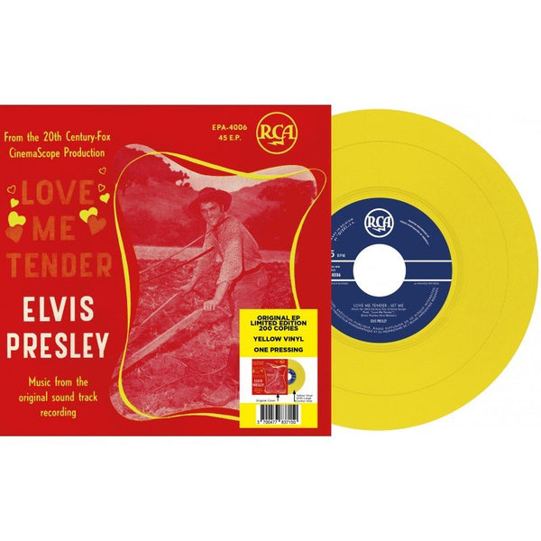 Ep Etranger No. 14 - Love Me Tender (Belgium) Limited Yellow Vinyl Artist ELVIS PRESLEY Format:7" Vinyl - punk to funk heaven