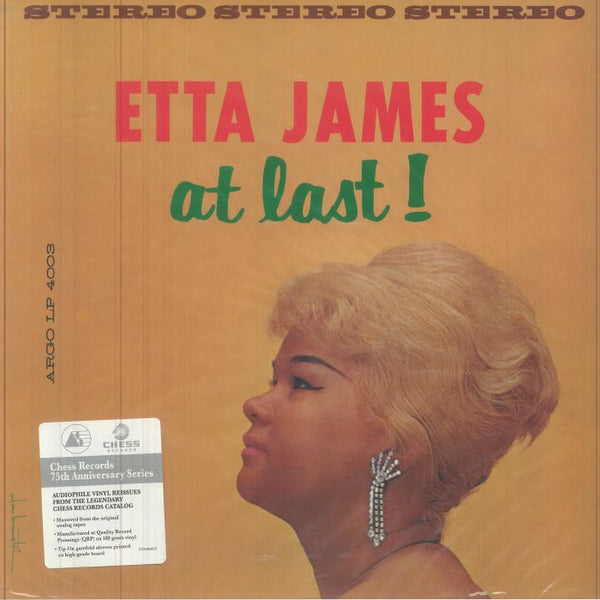 Etta JAMES At Last! (Chess Records 75th Anniversary Series) (gatefold 180 gram vinyl LP) Chess - punk to funk heaven