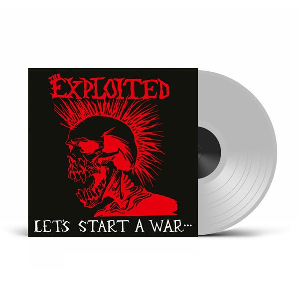 EXPLOITED, THE LET'S START A WAR... (PHD EXCLUSIVE CLEAR VINYL) Vinyl LP - punk to funk heaven