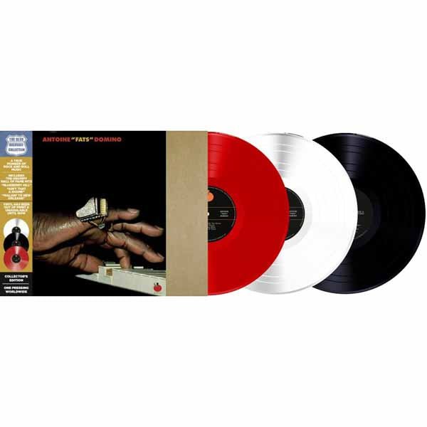 FATS DOMINO ANTOINE "FATS" DOMINO (RED/WHITE/BLACK VINYL 3LP) Vinyl - 3 LP Box Set - punk to funk heaven