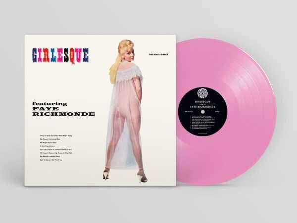 FAYE RICHMONDE GIRLESQUE (PINK VINYL) VINYL LP - punk to funk heaven