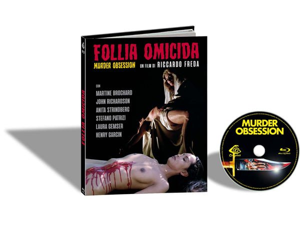 FEATURE FILM FOLLIA OMICIDA (LTD.MEDIABOOK) BLU - RAY DISC - punk to funk heaven