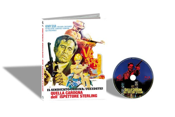 FEATURE FILM QUELLA CAROGNA DELL ISPETTORE STERLING BLU - RAY DISC - punk to funk heaven