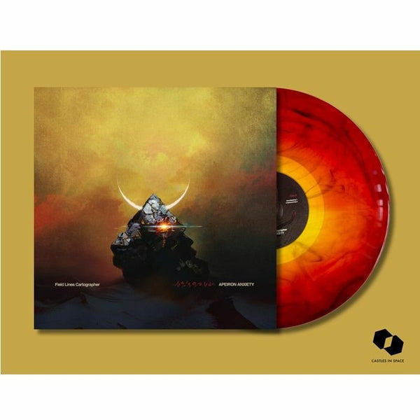 FIELD LINES CARTOGRAPHER Apeiron Anxiety Castles In Space Format: 180 gram red, orange yellow smoke vinyl LP + MP3 download code - punk to funk heaven