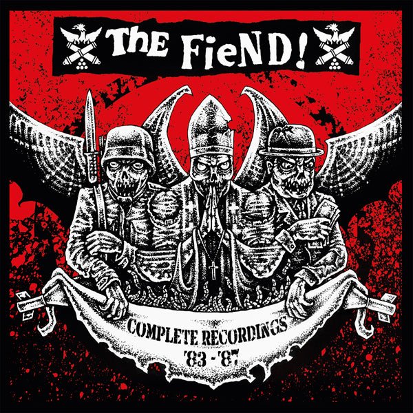 FIEND, THE COMPLETE RECORDINGS 1983 - 1987 (RED VINYL) VINYL DOUBLE ALBUM - punk to funk heaven