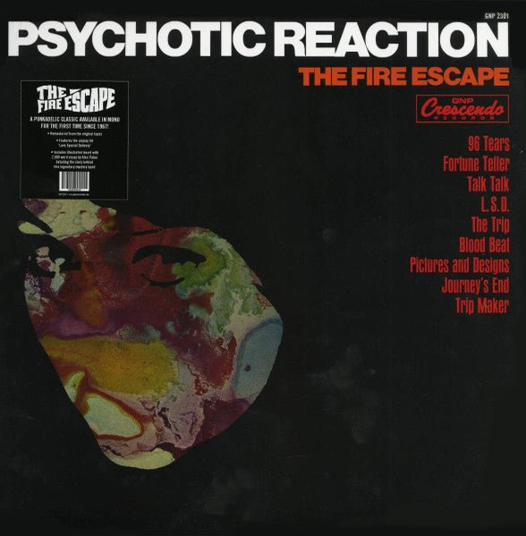 FIRE ESCAPE, THE PSYCHOTIC REACTION VINYL LP - punk to funk heaven