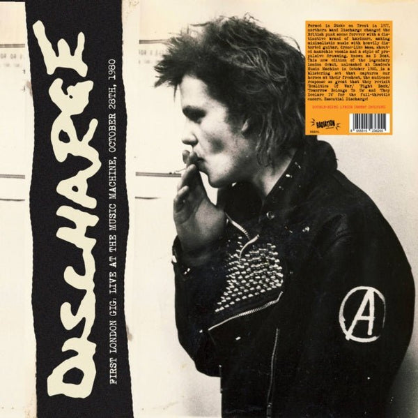 First London Gig. Live At The Music Machine. October 28Th. 1980 Artist DISCHARGE Format:LP colour Label:RADIATION REISSUES - punk to funk heaven