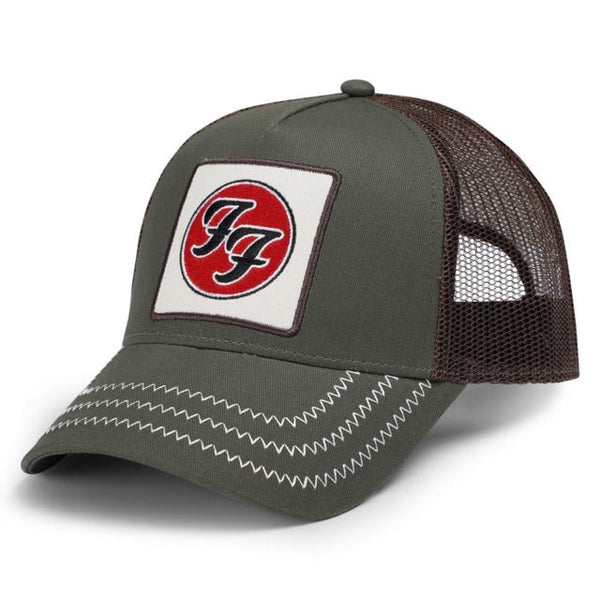 Foo Fighters trucker Cap Khaki - punk to funk heaven