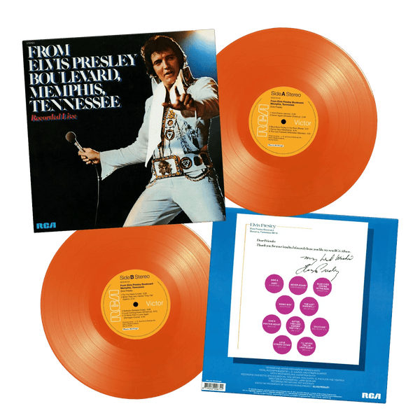 From Elvis Presley Blvd Memphis, TN - Orange Vinyl lp ltd numbered - punk to funk heaven
