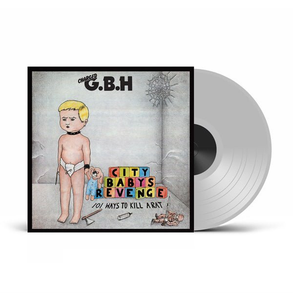 GBH CITY BABYS REVENGE (PHD EXCLUSIVE CLEAR VINYL) Vinyl LP - punk to funk heaven