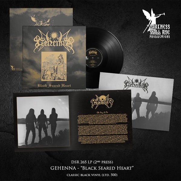 GEHENNA BLACK SEARED HEART (BLACK VINYL 2ND PRESS) Vinyl LP - punk to funk heaven