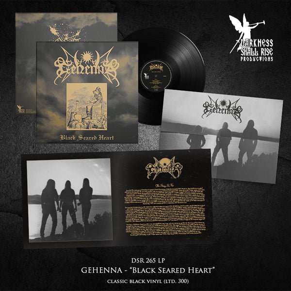 GEHENNA BLACK SEARED HEART (BLACK VINYL) Vinyl LP - punk to funk heaven