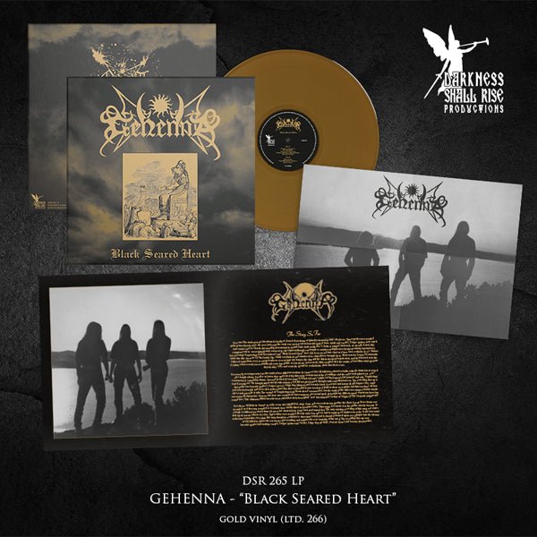 GEHENNA BLACK SEARED HEART (GOLD VINYL) Vinyl LP - punk to funk heaven