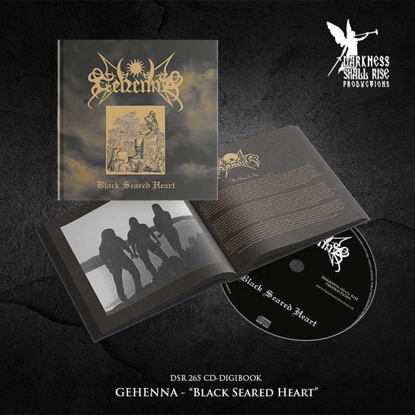 GEHENNA BLACK SEARED HEART (HARDCOVER - DIGIBOOK) Compact Disc Book - punk to funk heaven