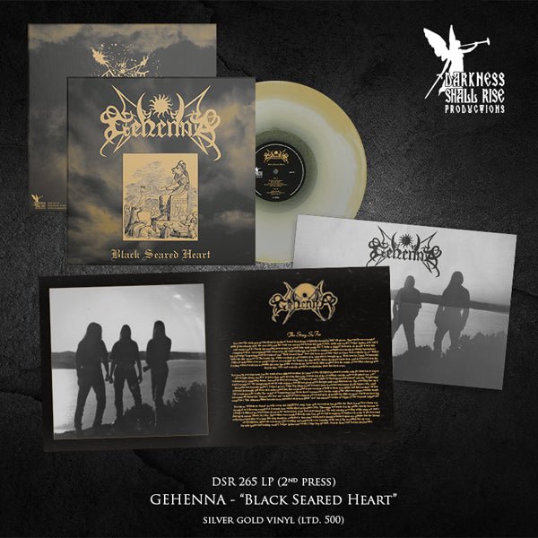 GEHENNA BLACK SEARED HEART (SILVER/GOLD VINYL) Vinyl LP - punk to funk heaven