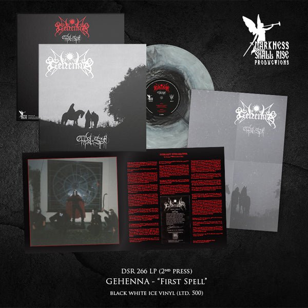 GEHENNA FIRST SPELL (BLACK/WHITE ICE VINYL) Vinyl LP - punk to funk heaven