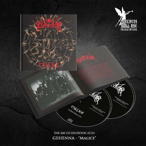 GEHENNA MALICE (2CD HARDCOVER - DIGIBOOK) Compact Disc Book - punk to funk heaven