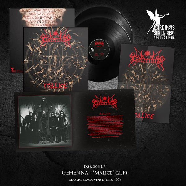 GEHENNA MALICE (OUR THIRD SPELL) (BLACK VINYL 2LP W/ ETCHED D - SIDE) Vinyl Double Album - punk to funk heaven