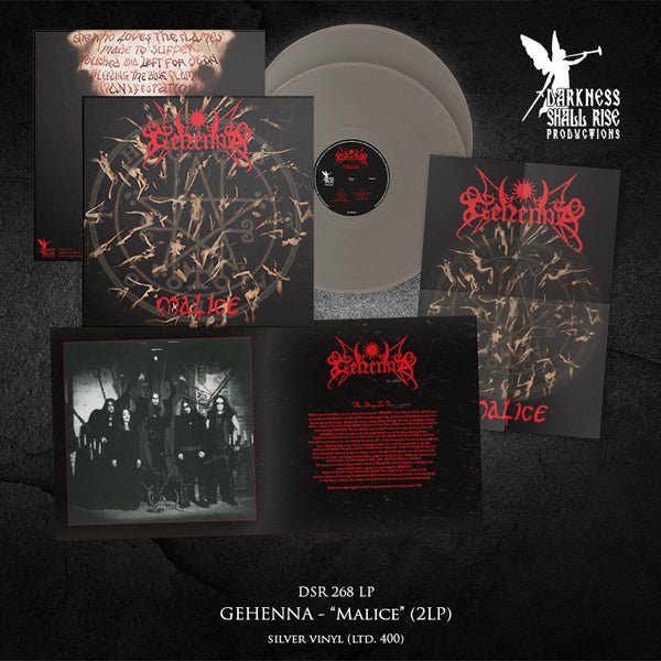 GEHENNA MALICE (OUR THIRD SPELL) (SILVER VINYL 2LP W/ ETCHED D - SIDE) Vinyl Double Album - punk to funk heaven