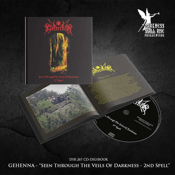 GEHENNA SEEN THROUGH THE VEILS OF DARKNESS (HARDCOVER - DIGIBOOK) Compact Disc Book - punk to funk heaven