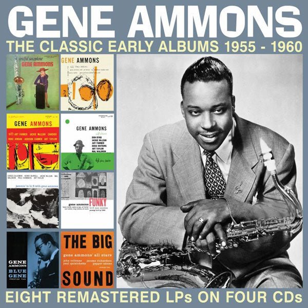 GENE AMMONS THE CLASSIC EARLY ALBUMS 1955 - 1960 (4CD) COMPACT DISC - 4 CD BOX SET - punk to funk heaven