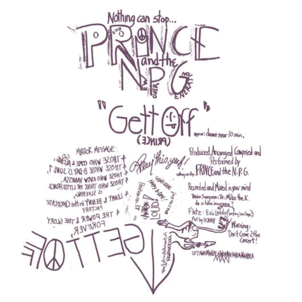 Gett Off (One - Sided Vinyl) (RSD 2023) Artist PRINCE & THE NEW POWER GENERATION Format:12" Vinyl - punk to funk heaven
