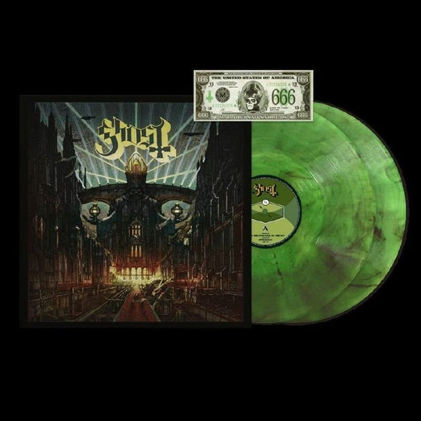 GHOST Meliora (10th Anniversary Deluxe Edition) (National Album Day 2025) (green smokey vinyl 2xLP) - punk to funk heaven