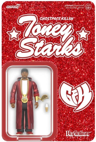 Ghostface Killah Reaction Figures - Ghostface Killah (Tony Starks) SUPER 7 - punk to funk heaven