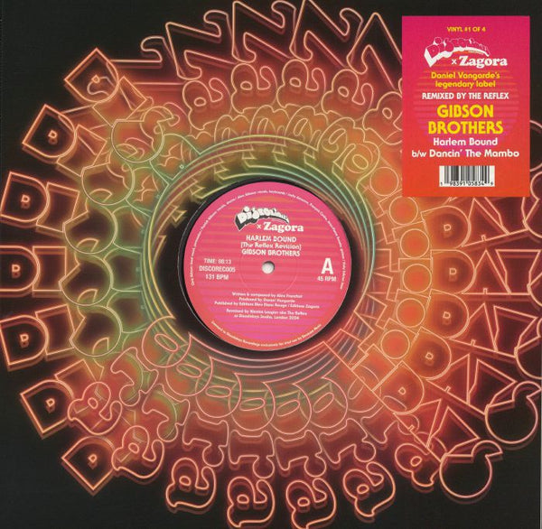 GIBSON BROTHERS / THE REFLEX Harlem Bound: The Reflex Revisions Discolidays Format: 180 gram vinyl 12" in die - cut sleeve - punk to funk heaven