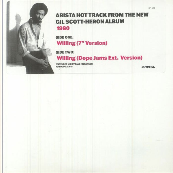 Gil SCOTT HERON Willing Arista US Format: 7" - punk to funk heaven