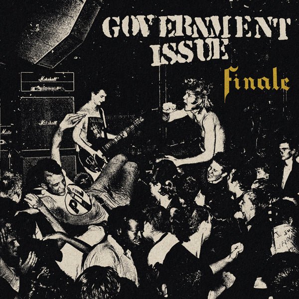 GOVERNMENT ISSUE FINALE (CLEAR VINYL) VINYL DOUBLE ALBUM - punk to funk heaven