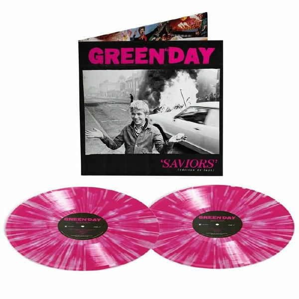 GREEN DAY Saviors (Deluxe Edition) Warner Format: pink &amp; white splattered vinyl 2xLP - punk to funk heaven