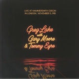 Greg LAKE with GARY MOORE / TOMMY EYRE Live At Hammersmith Odeon In London November 5 1981 DBQP Format: LP - punk to funk heaven
