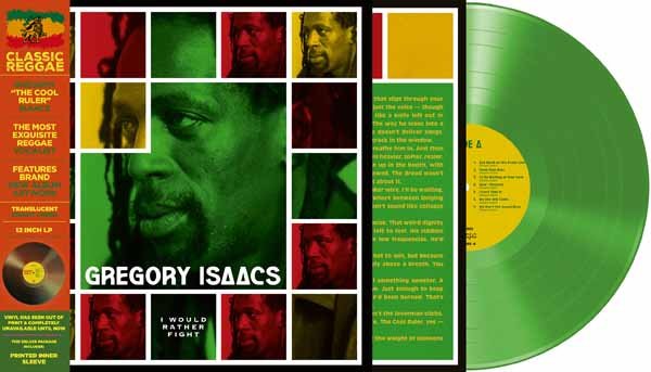 GREGORY ISAACS I WOULD RATHER FIGHT (GREEN VINYL) Vinyl LP - punk to funk heaven