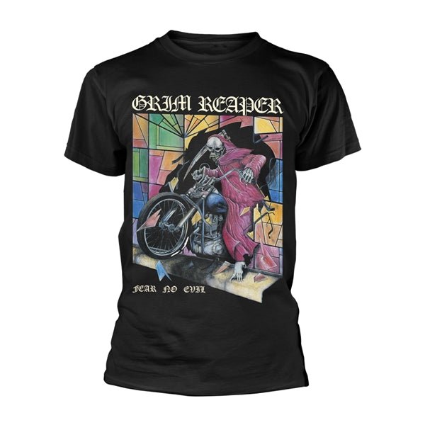 GRIM REAPER FEAR NO EVIL T - SHIRT - punk to funk heaven