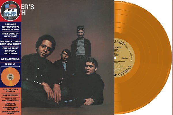 GRINDERS SWITCH FEAT. GARLAND JEFFREYS GRINDERS SWITCH (ORANGE VINYL) VINYL LP - punk to funk heaven