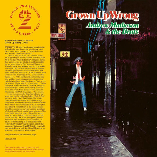 Grown Up Wrong Artist Andrew Matheson & The Brats Format:Vinyl / 12" Album - punk to funk heaven