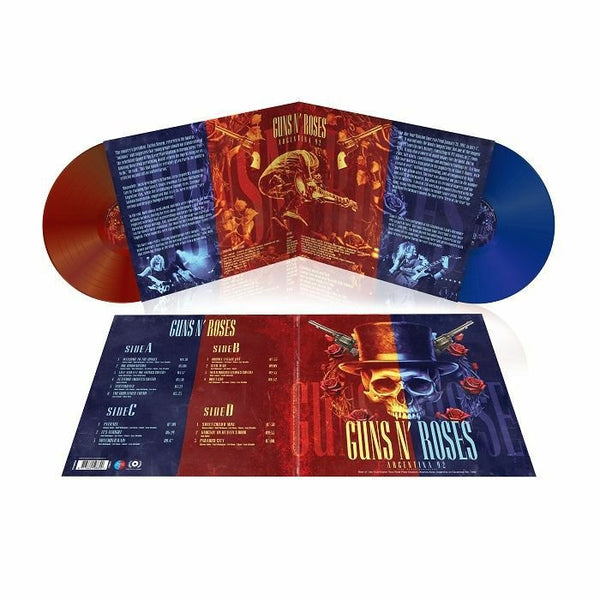 GUNS N ROSES Argentina 1992 (gatefold 180 gram red & blue vinyl 2xLP) The Vinyl Champ - punk to funk heaven