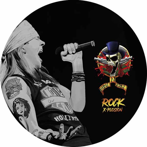 GUNS N` ROSES ROCK X - PLOSION (7" PIC DISC) Vinyl 7" Picture Disc - punk to funk heaven