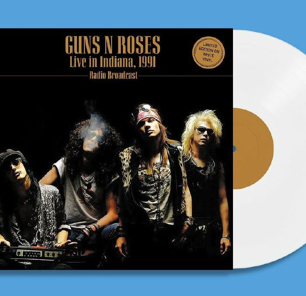 GUNS'n'ROSES Live In Indiana 1991 (white vinyl LP) Room On Fire - punk to funk heaven