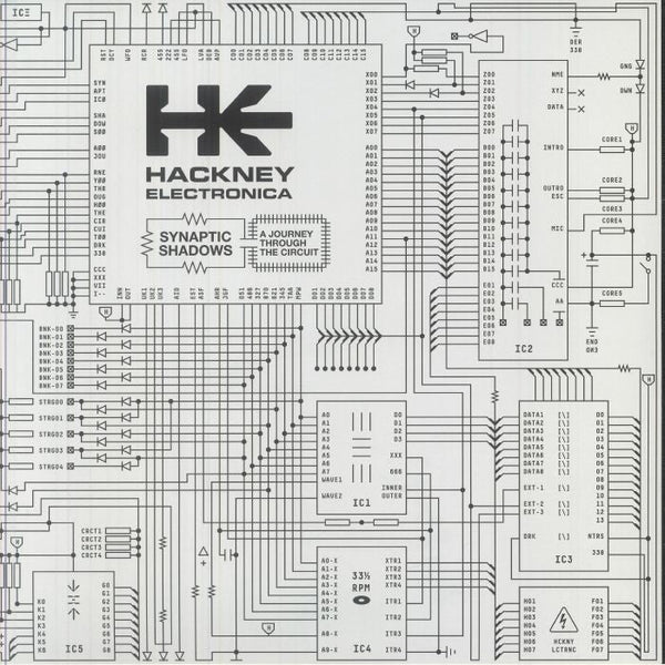 HACKNEY ELECTRONICA Synaptic Shadows: A Journey Through The Circuit (12") - punk to funk heaven