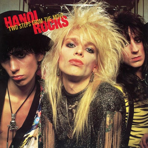 HANOI ROCKS TWO STEPS FROM THE MOVE (1LP BLACK) VINYL LP - punk to funk heaven