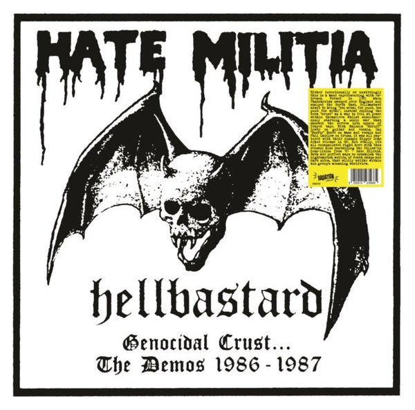 HELLBASTARD Genocidal Crust: The Demos 1986 - 1987 vinyl 2lp ltd coloured - punk to funk heaven