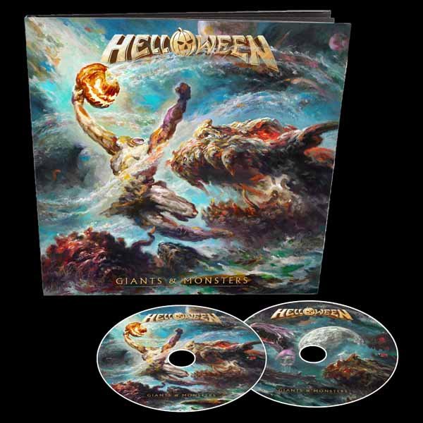 HELLOWEEN GIANTS & MONSTERS (2CD LTD. EARBOOK INCL. 4 - TRACK BONUS CD & 36 - PAGES BOOKLET) Compact Disc Double - punk to funk heaven